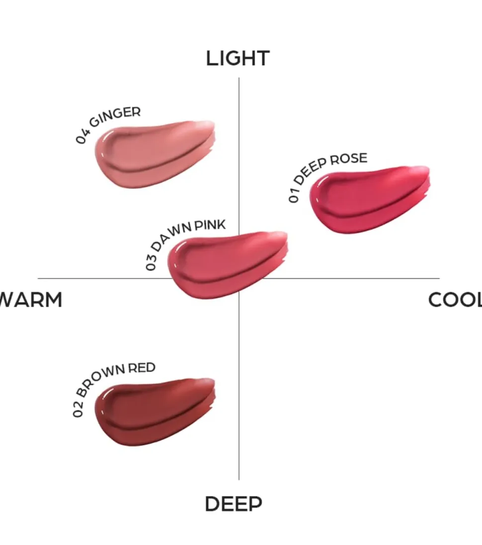 Tinte para labios Glowy Ampoule Tint - 02: Brown Red