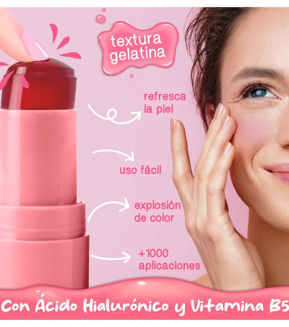 Tinte para labios y mejillas en gelatina - 01: Melocotón