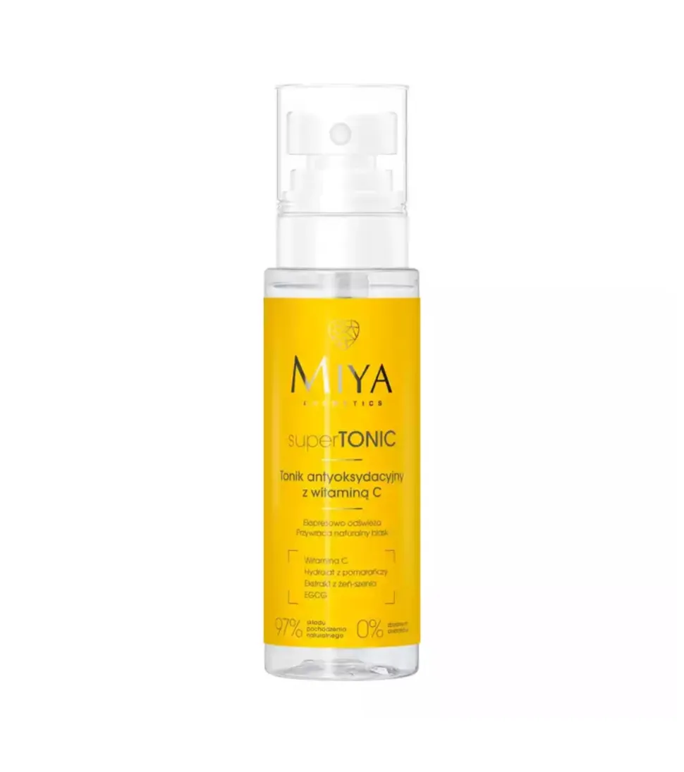 Tónico facial antioxidante con vitamina C