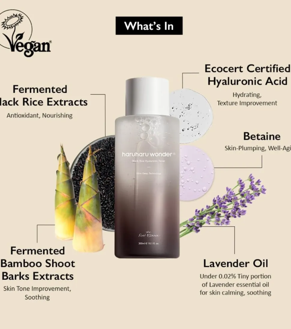 Tónico facial Black Rice Hyaluronic - 300ml