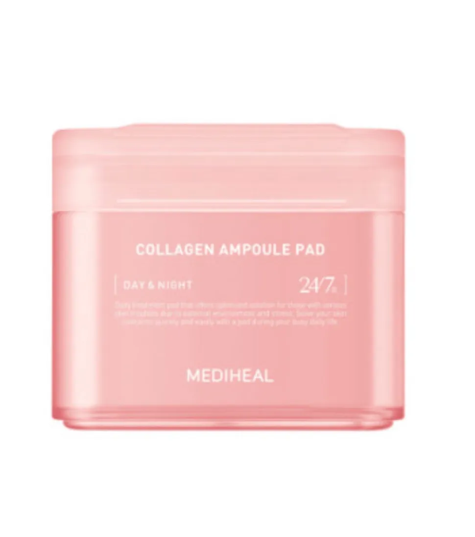 Tónico facial con colágeno formato pads