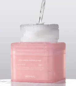 Tónico facial con colágeno formato pads