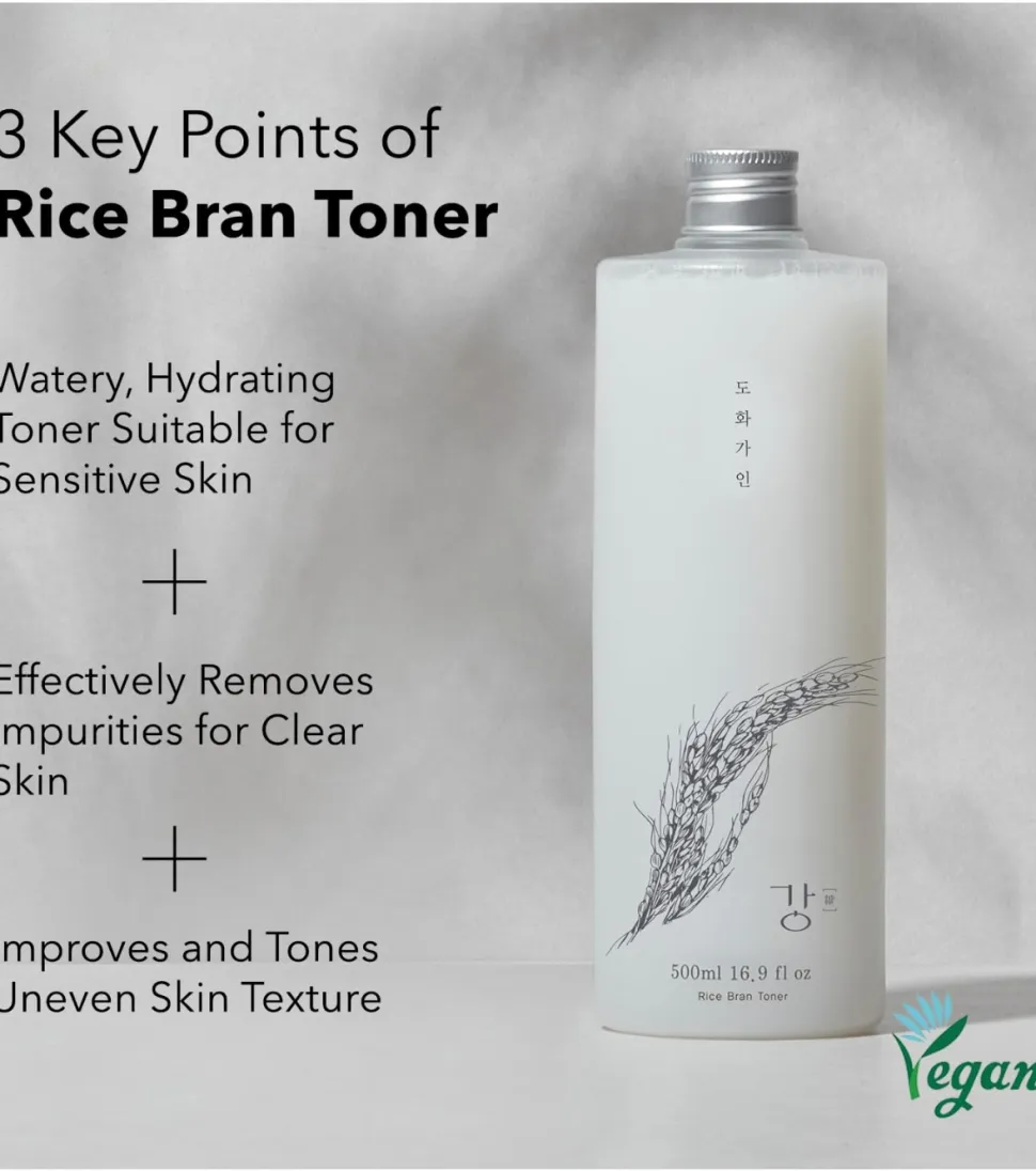 Tónico facial hidratante de arroz Rice Bran