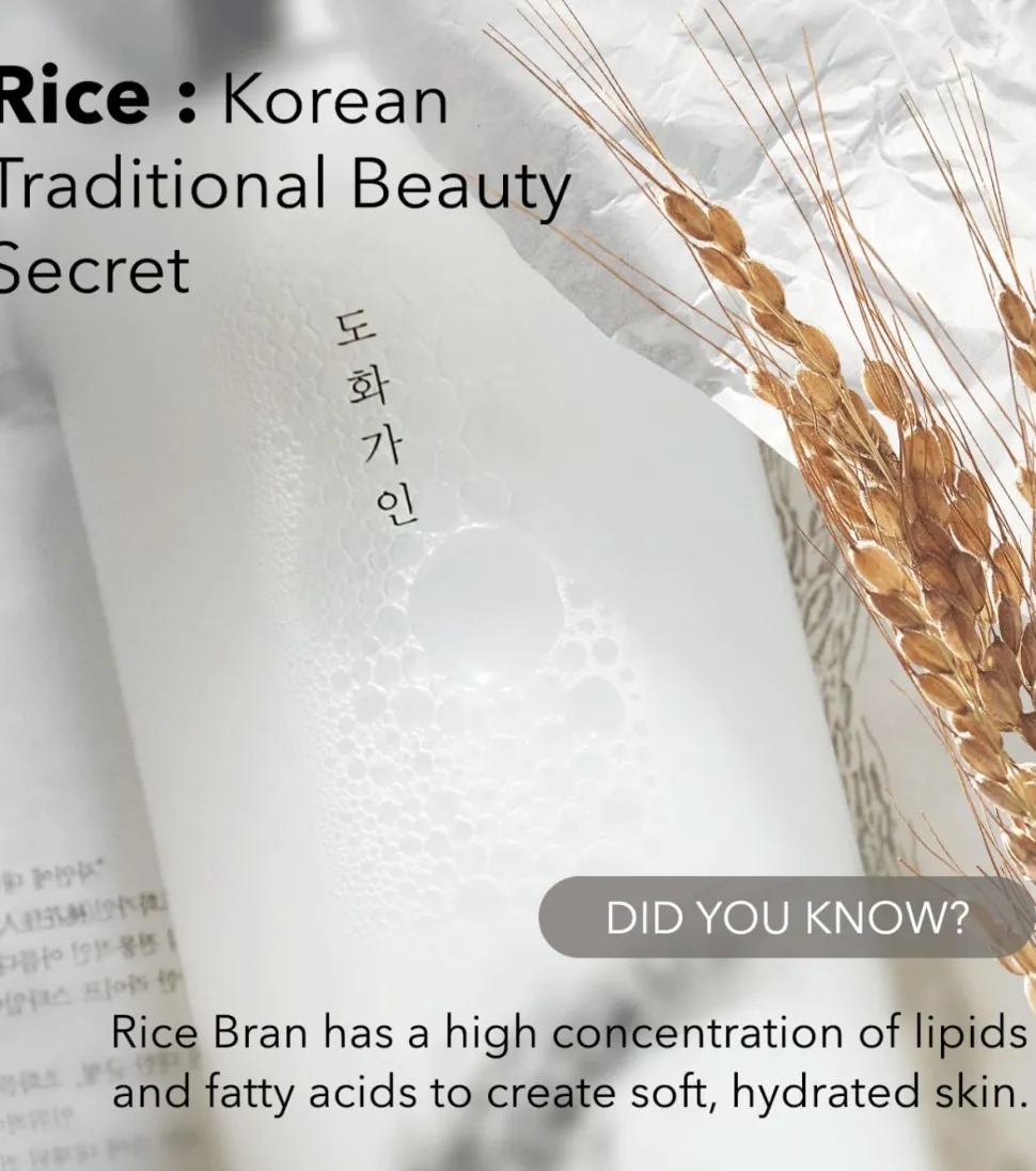 Tónico facial hidratante de arroz Rice Bran
