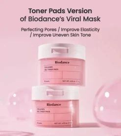Tónico hidratante en formato pads Collagen Gel - 60pcs