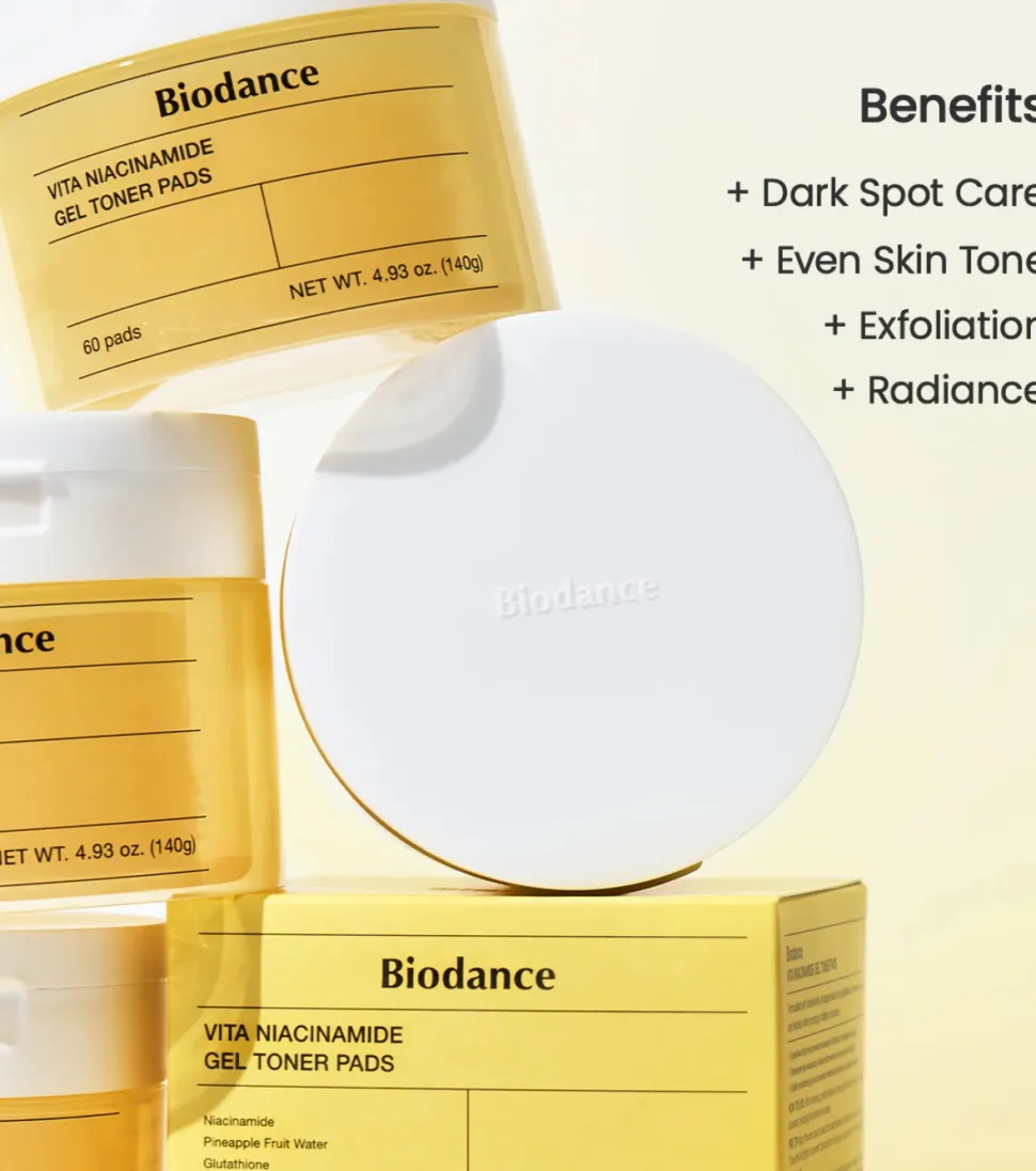 Tónico iluminador en formato pads Vita Niacinamide - 60pcs