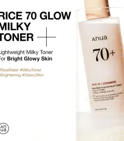 Tónico ligero Rice 70 + Ceramide Glow Milky
