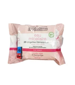 Toallitas desmaquillantes con agua micelar 25uds - Pieles sensibles