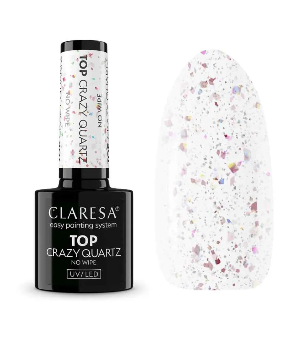 Top Coat Semipermanente - Crazy Quartz