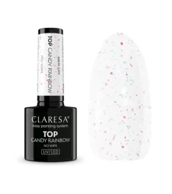 Top Coat Semipermanente No Wipe - Candy Rainbow