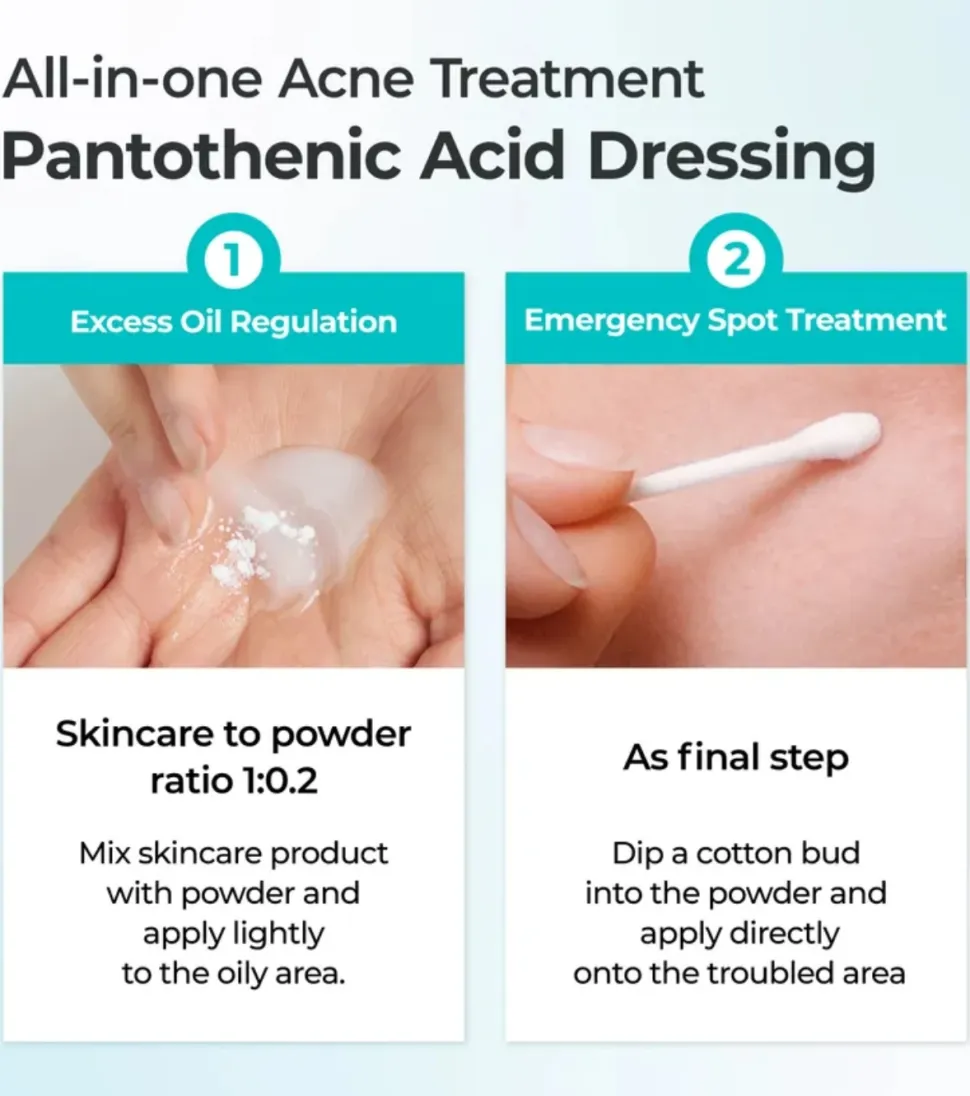 Tratamiento en polvo antiacné No.1 Pantothenic B5 Active Drying Powder