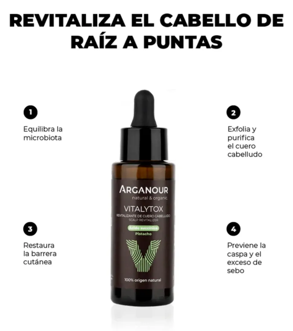 Tratamiento revitalizante de cuero cabelludo Vitalytox