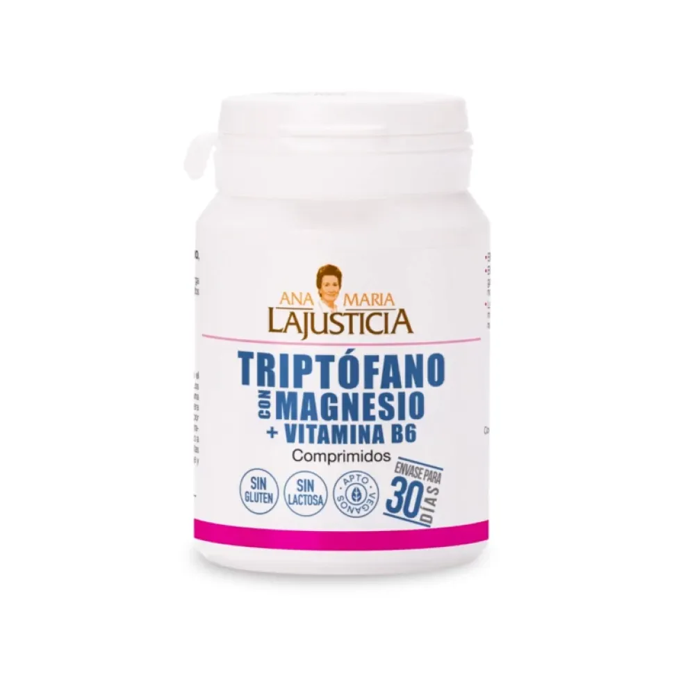 Triptófano con magnesio y vitamina B6 - 60 comprimidos