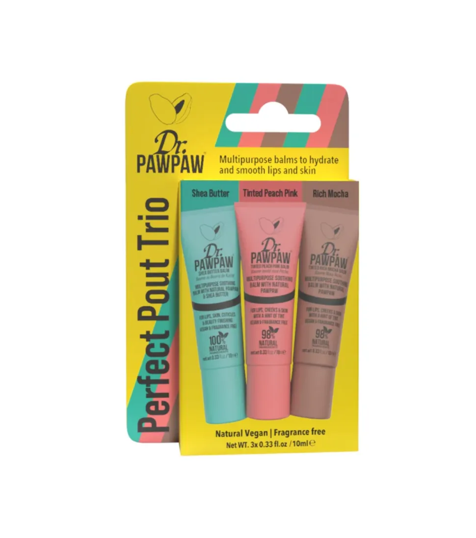 Trío de bálsamos labiales - Perfect Pout Trio