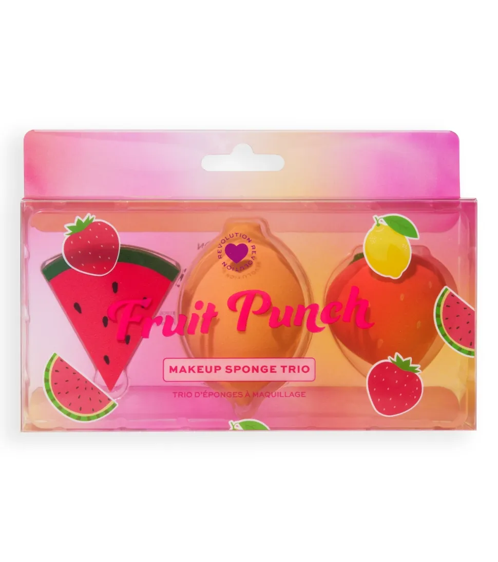 Trío de esponjas de maquillaje Fruit Punch