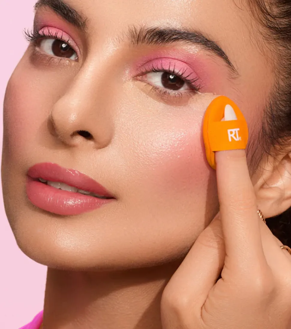 Trío de mini esponjas de maquillaje para corrector Miracle