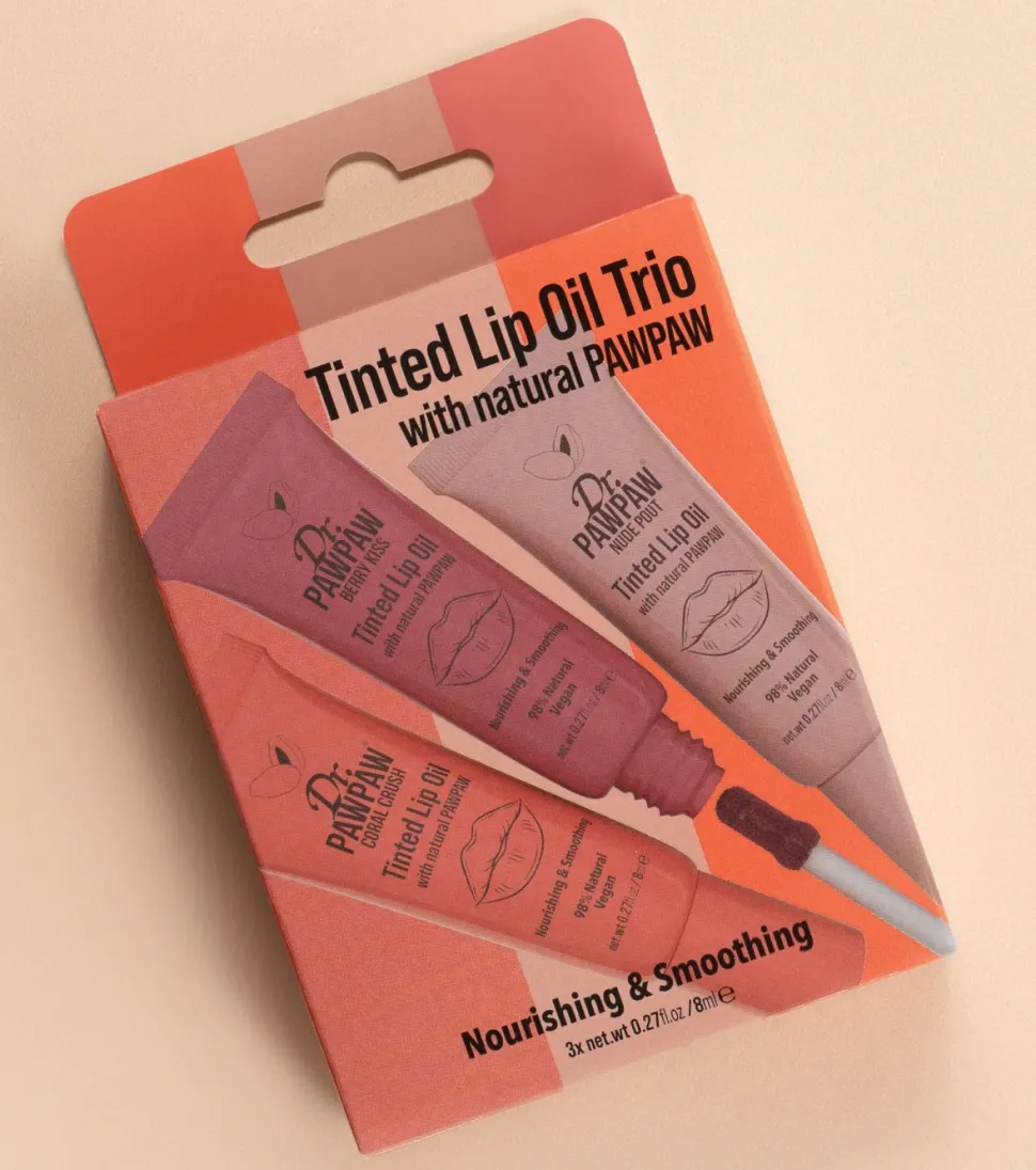 Trío de tintes labiales