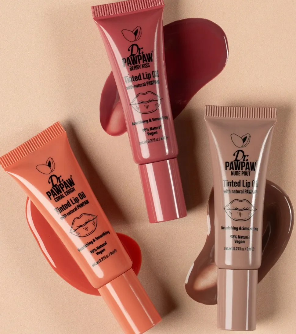 Trío de tintes labiales