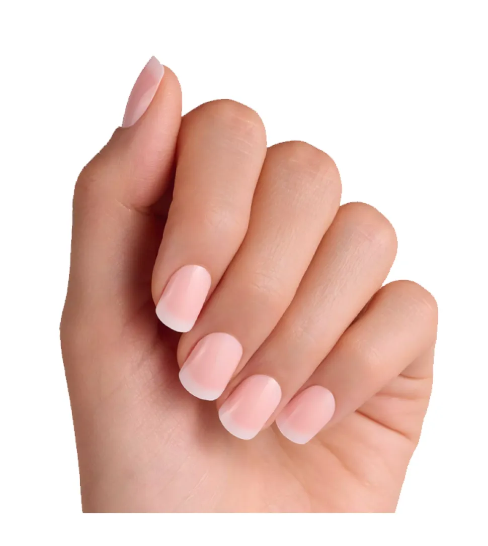 Uñas postizas Click-on French Manicure - 01: Classic French