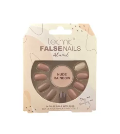 Uñas postizas False Nails Almond - Nude Rainbow
