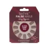 Uñas postizas False Nails Long Square - Gloss Dark Red
