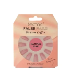 Uñas postizas False Nails Medium Coffin - Natural Pink