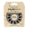 Uñas postizas False Nails Short Square - Midnight Encounter