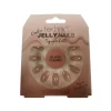 Uñas postizas False Nails Squareletto - Black Cherry