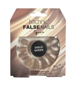 Uñas postizas False Nails Square - Disco Queen