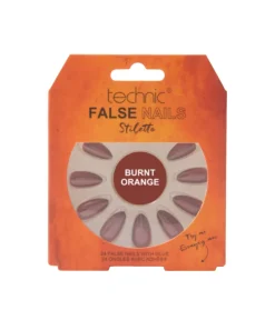 Uñas postizas False Nails Stiletto - Burnt Orange
