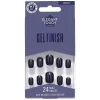 Uñas Postizas Gel Finish - Inky Blue