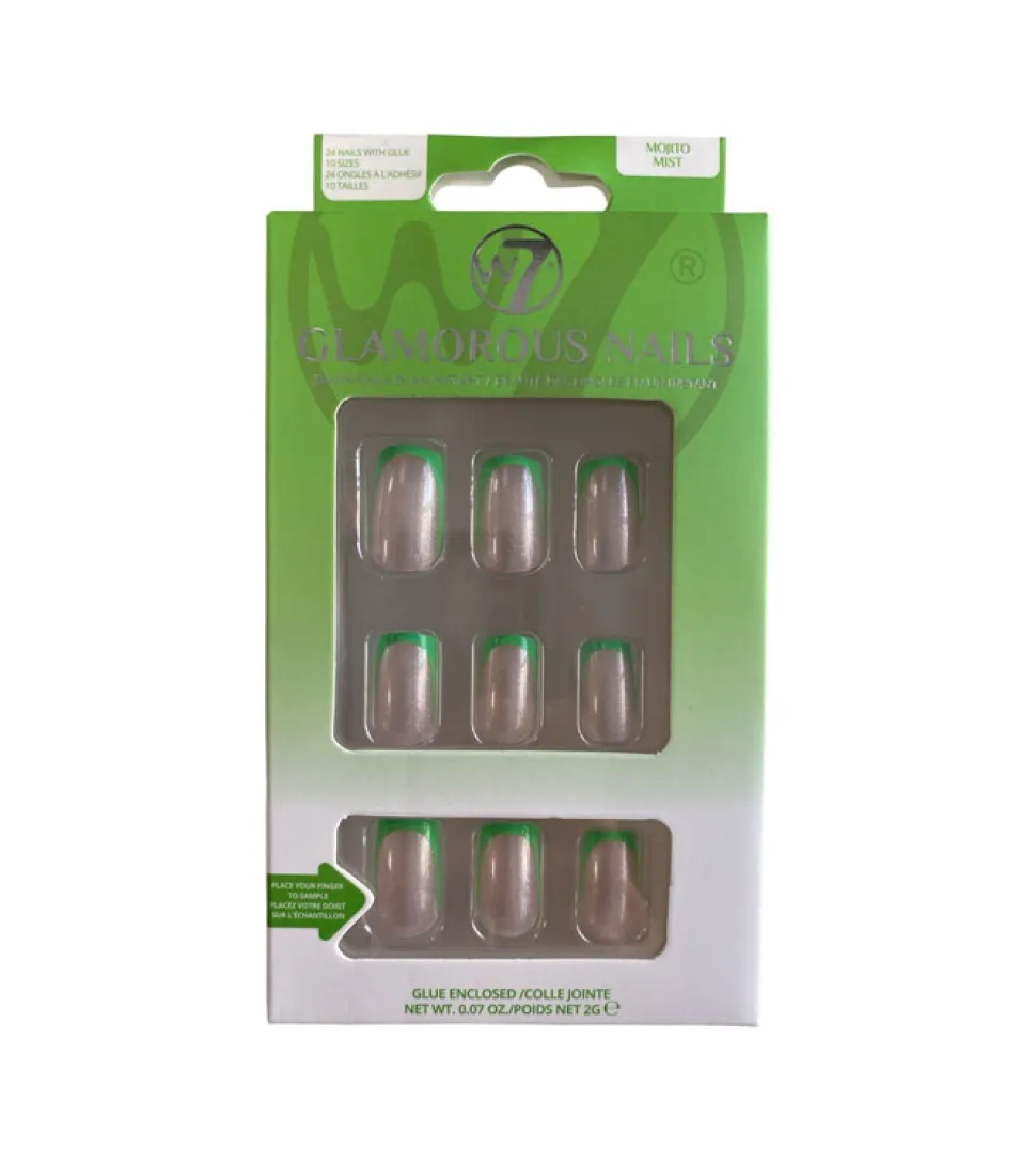 Uñas postizas Glamorous Nails - Mojito Mist