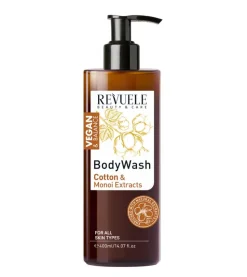 *Vegan & Balance* - Gel de baño - Aceite de algodón y monoi