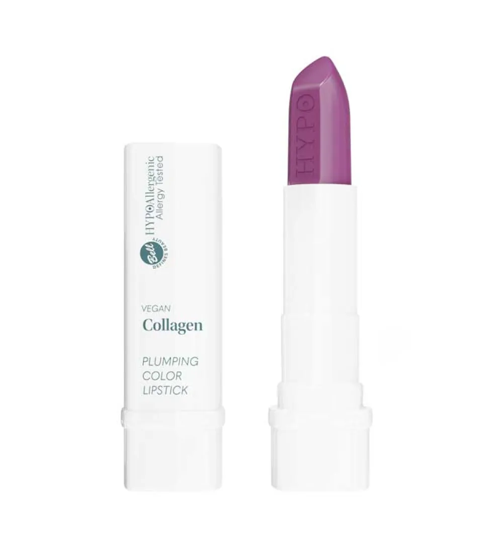 *Vegan Collagen* - Barra de labios HypoAllergenic Plumping Color Lipstick - 05: Plum