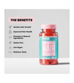 Vitaminas masticables para cabello