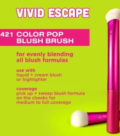 *Vivid Escape* - Brocha para colorete Color Pop - 421