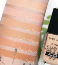 Wet N Wild - Base de maquillaje Photo Focus Matte - E363C: Nude Ivory
