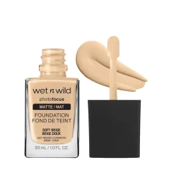 Wet N Wild - Base de maquillaje Photofocus Dewy - Soft Beige