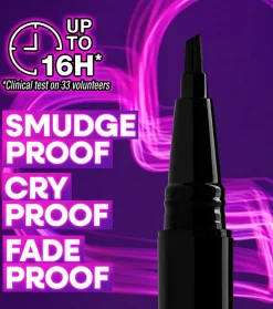 Wet N Wild - Delineador de ojos waterproof Wing Out - Ultra Black