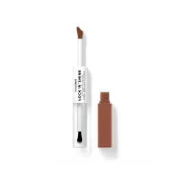 Wet N Wild - Dúo de labial y brillo Mega Last Lock ‘N’ Shine - Lotus petal