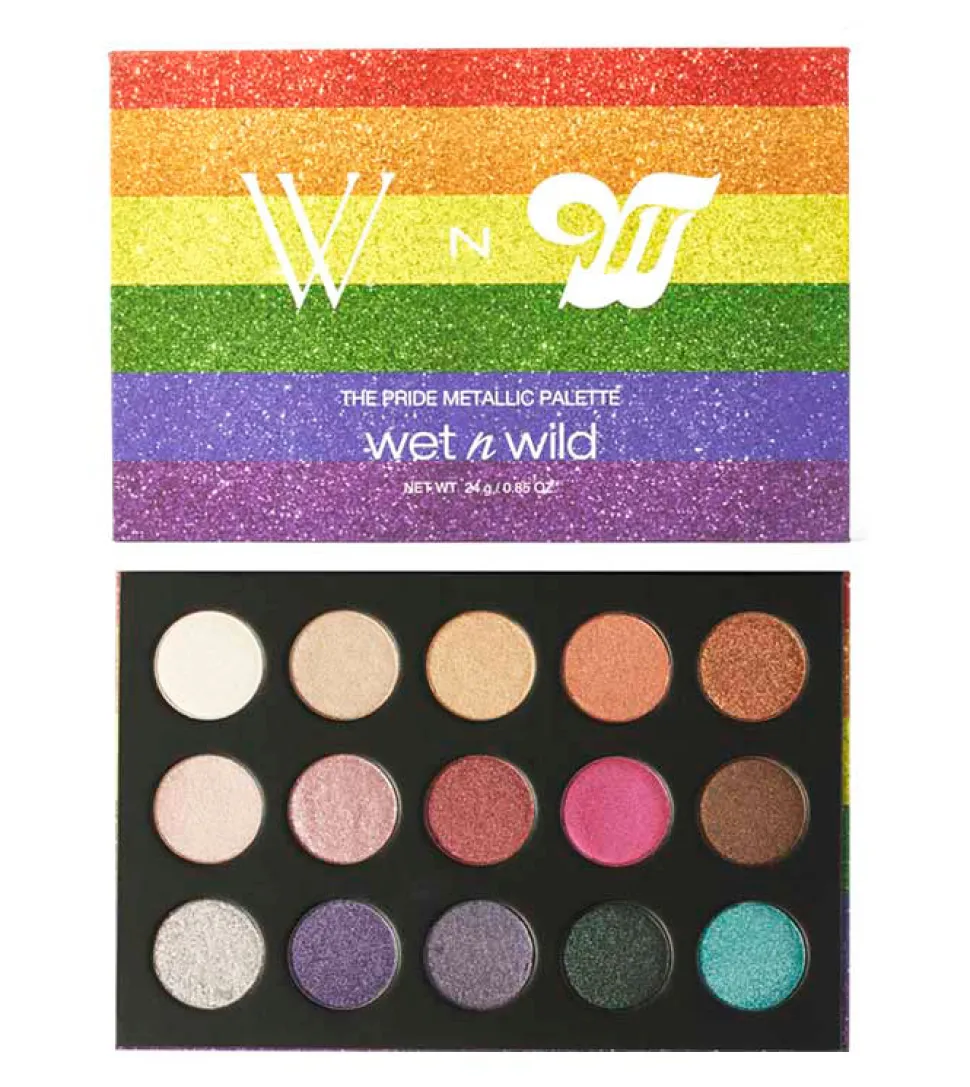 Wet N Wild - Paleta de sombras de ojos The Pride Metallic Palette