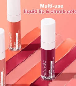 Wet N Wild - Tinte para labios y mejillas megaglow - Berry True