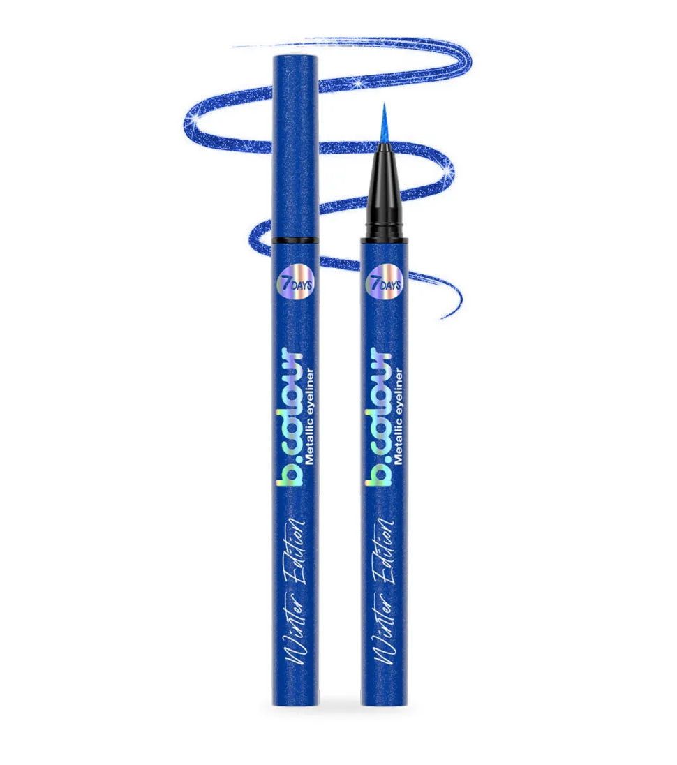 *Winter Edition* - Delineador de ojos metálico waterproof - 01: Snowman