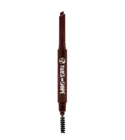 W7- Lápiz doble para cejas Twist and Shape - Dark Brown