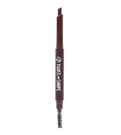 W7- Lápiz doble para cejas Twist and Shape - Brown