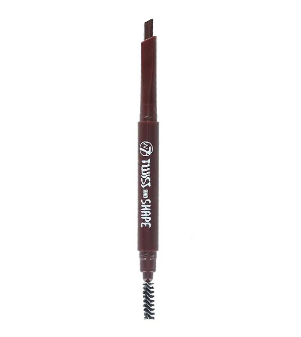 W7- Lápiz doble para cejas Twist and Shape - Brown