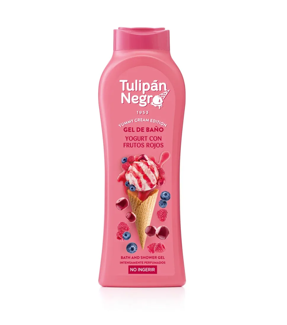*Yummy Cream Edition* - Gel de baño 650ml - Yogurt con Frutos Rojos