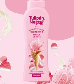 *Yummy Cream Edition* - Gel de baño 650ml - Besitos de Fresa
